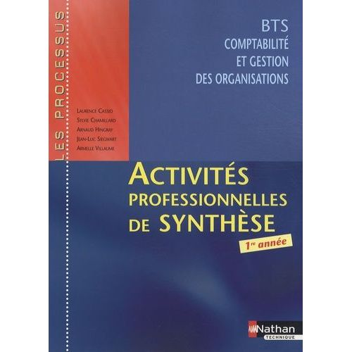 Activits Professionnelles De Synthse Bts Cgo 1re Anne   de Cassio Laurence  Format Broch 