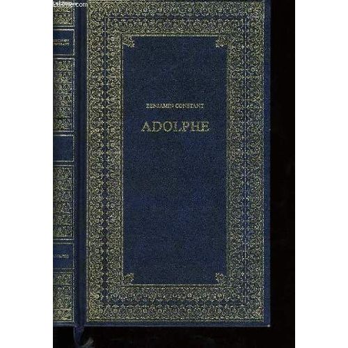 Adolphe Suivi De Cahier Rouge   de benjamin constant 