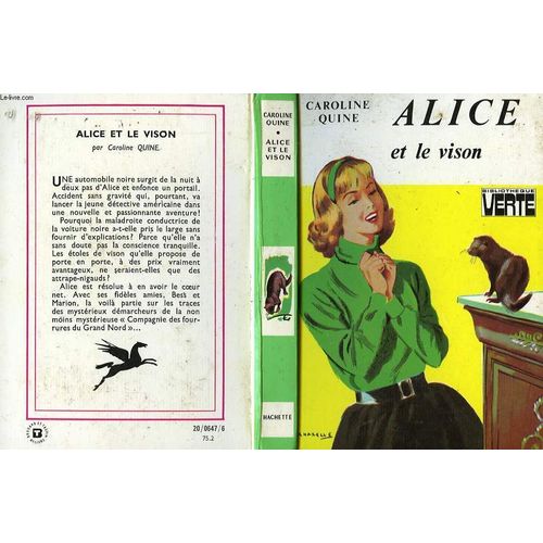 Alice Et Le Vison   de caroline quine  Format Reli 