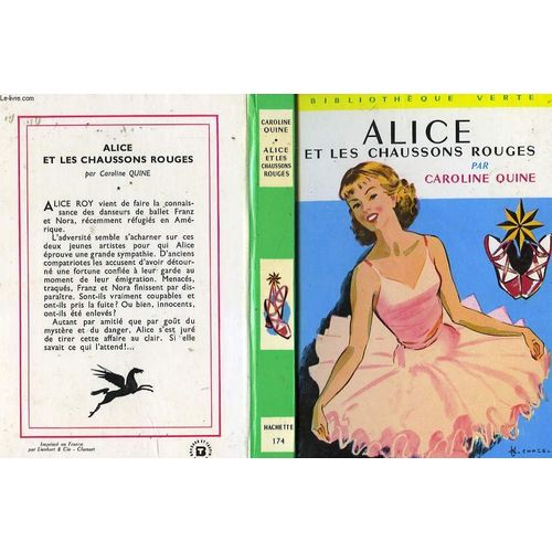 Alice Et Les Chaussons Rouges   de caroline quine  Format Reli 