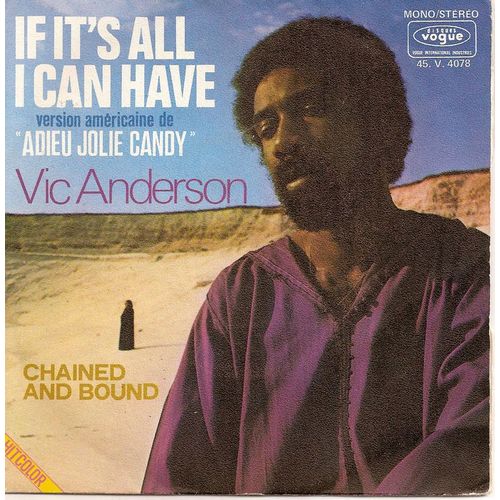 If It's All I Can Have (Adieu Jolie Candy Jean Francois Michael) - Anderson, Vic