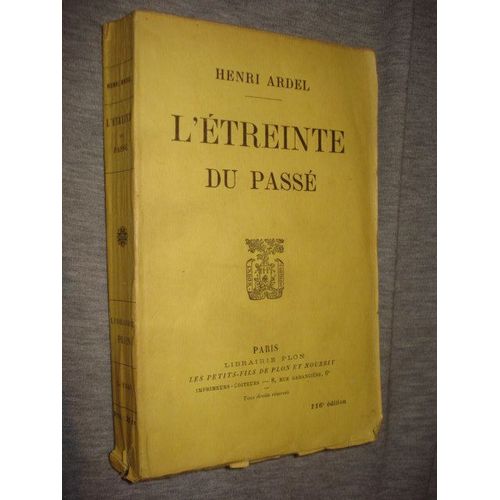L'etreinte Du Pass   de henri ardel  Format Beau livre 