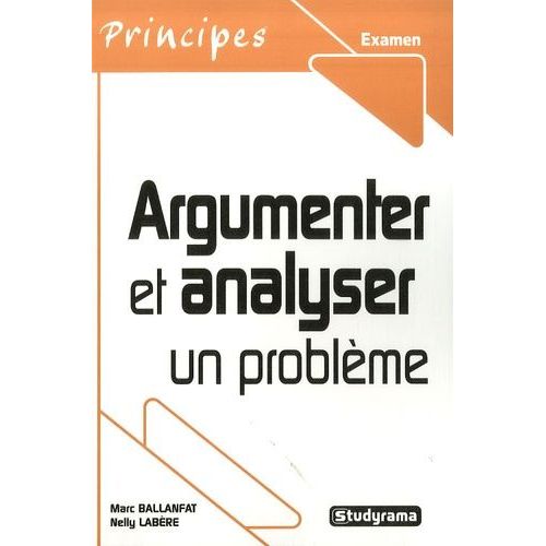 Argumenter Et Analyser Un Problme    Format Poche 