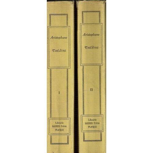 Thatre  De Aristophane - Traduction D'a.C. Brotier Prcd D'une Introduction Et Augment D'une Notice Sur Chaque Pice Par Louis Humbert   de Aristophane  Format Broch 