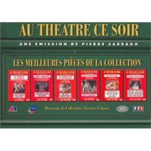 Au Theatre Ce Soir - Coffret : Le Noir Te Vas Si Bien - Adieu Berthe - La Perruche Et Le Poulet - Echec Et Meurtre - La Facture - Un Fil A La Patte de Pierre Sabbagh