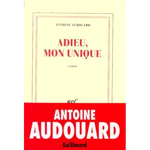 Adieu, Mon Unique   de Audouard Antoine  Format Beau livre 