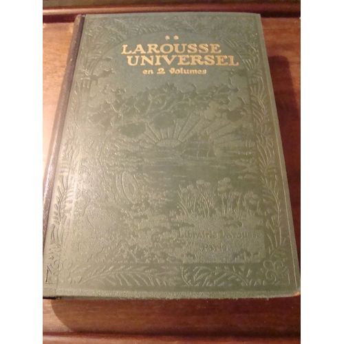 Larousse Universel En 2 Volumes   de Auge, Claude  Format Livre objet 
