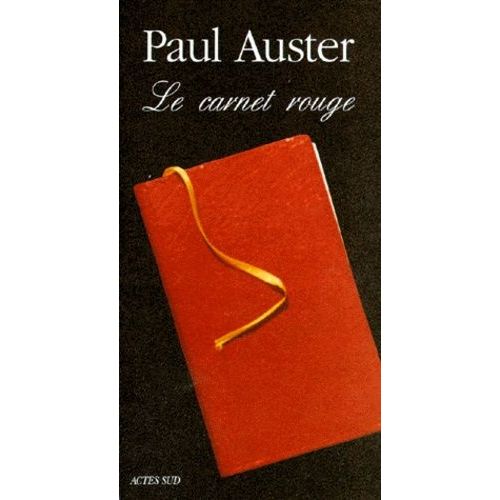 Le Carnet Rouge    Format Beau livre 