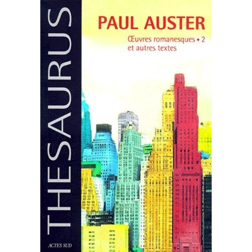 Oeuvres Romanesques Et Autres Textes - Tome 2   de Auster Paul  Format Beau livre 