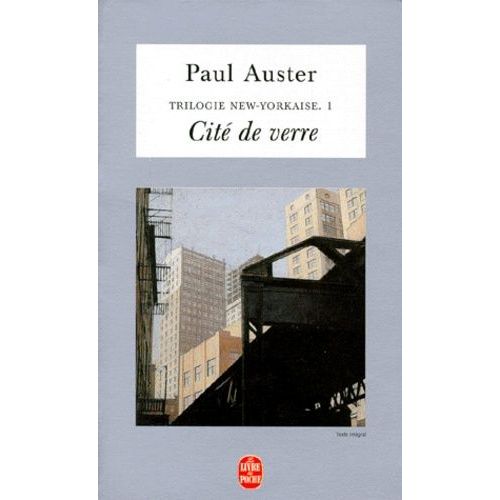 Trilogie New-Yorkaise - Tome 1 : Cit De Verre   de Auster Paul  Format Poche 