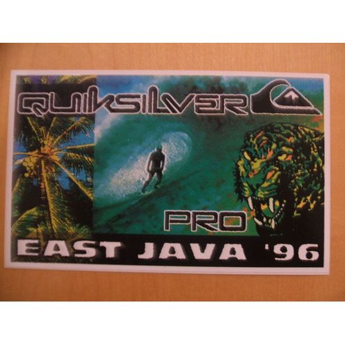 Autocollant Quiksilver East Java 96