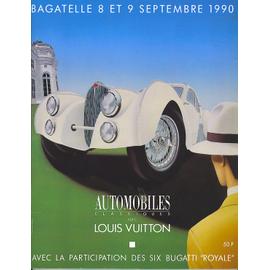 Affiche Louis Vuitton - Automobiles classiques - Voitures de stars