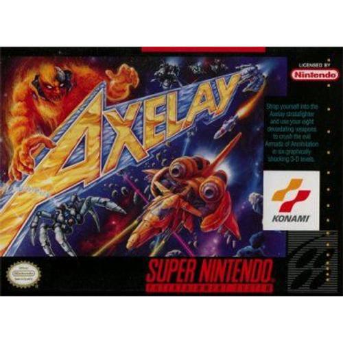 Axelay Snes Super Nintendo