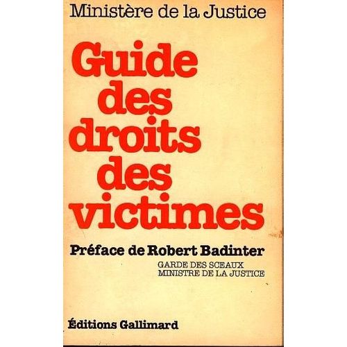 Guide Des Droits Des Victimes    Format Poche 