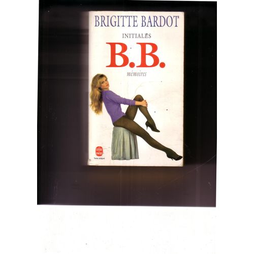Initiales Bb   de brigitte bardot  Format Poche 