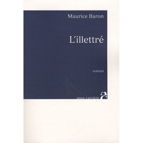 L'illettr    Format Beau livre 
