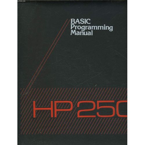 Basic / 250 Programming Manual - Hap 250 - Syntex Reference Hp 250   de Collectif 