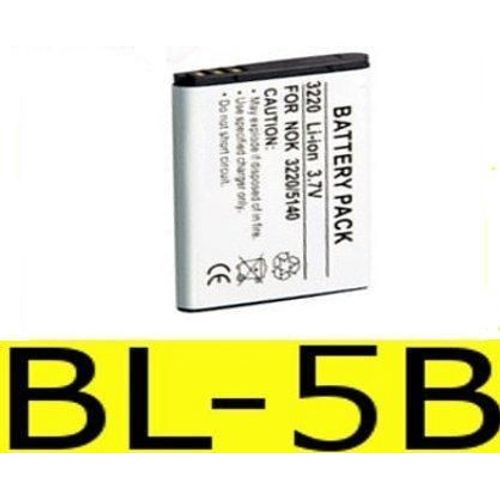 Batterie Lithium Li-Ion Pour Nokia 3220 3230 5070 5140 5140i  5200 5300 Xpressmusic 5500 6020 6021 6060 7260 7360 N80 N90