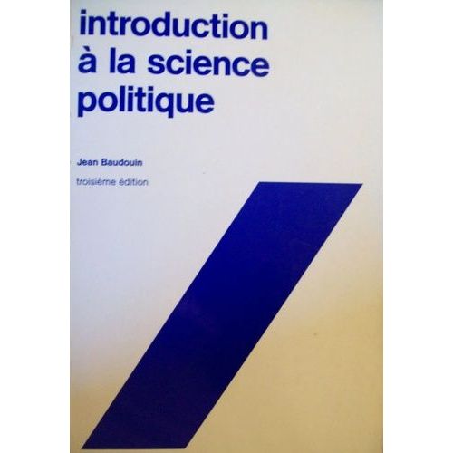 Introduction  La Science Politique    Format Grand Format 