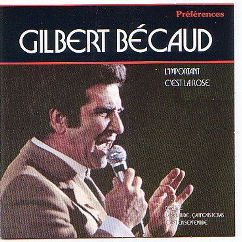 Gilbert Bécaud Préférences CD Rakuten