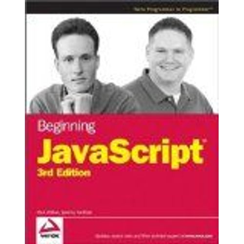 Beginning Javascript   de Paul Wilton 