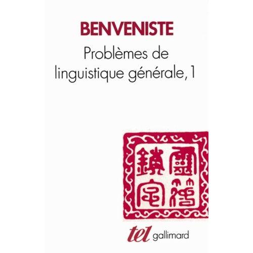 Problmes De Linguistique Gnrale - Tome 1   de Benvniste Emile  Format Poche 