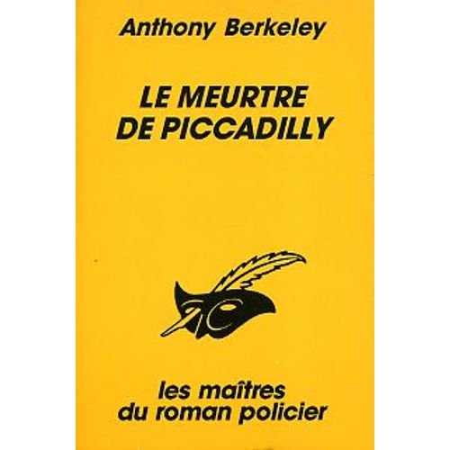 Le Meurtre De Piccadilly   de anthony berkeley  Format Poche 