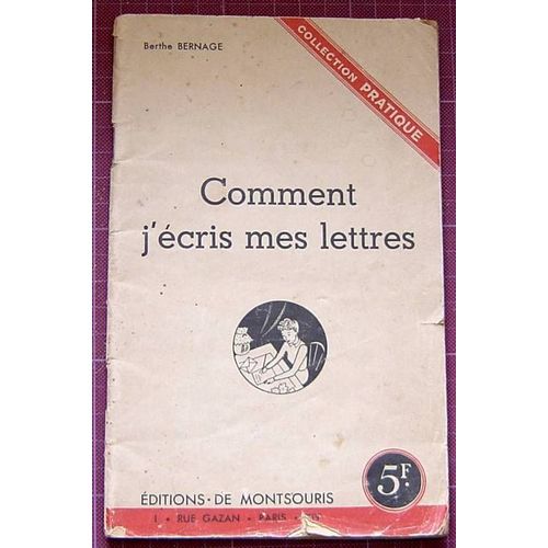 Comment J'cris Mes Lettres.    Format Non Precis 