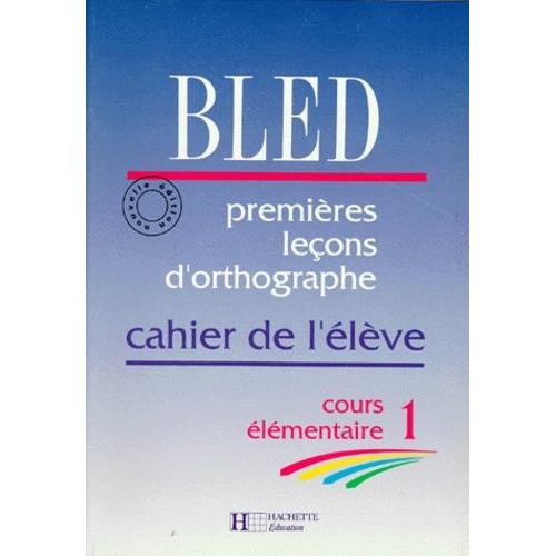 Premieres Lecons D'orthographe Ce1 - Cahier De L'élève | Rakuten