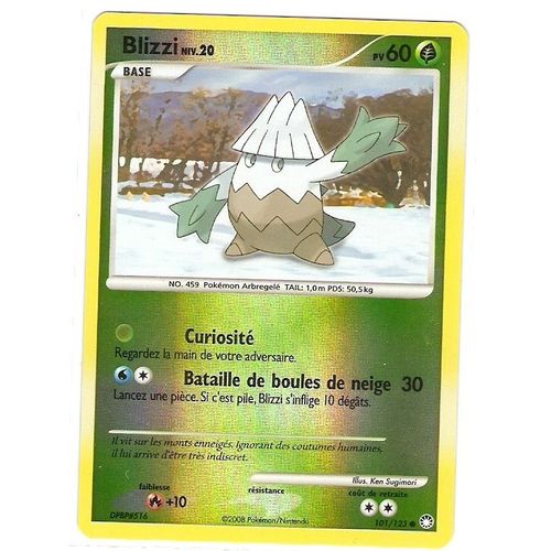 Blizzi Niv 20 60pv 101/123 Diamant Et Perle Tresors Mystrieux