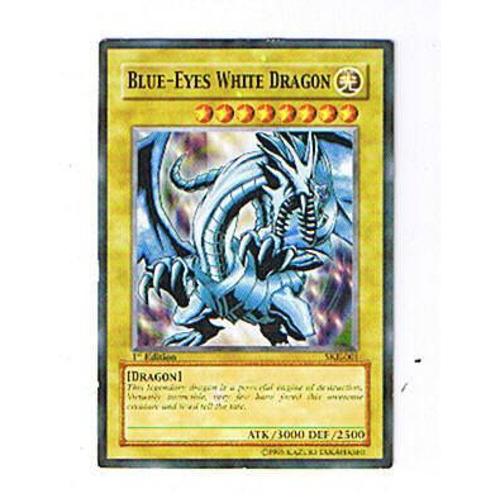 Blue Eyes White Dragon 1ere Edition Ske 001 Dragon Atk3000 Def2500 Rakuten 5239