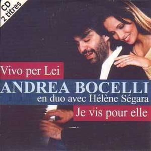 Vivo Per Lei 2 Tracks Card Sleeve - Andrea Bocelli