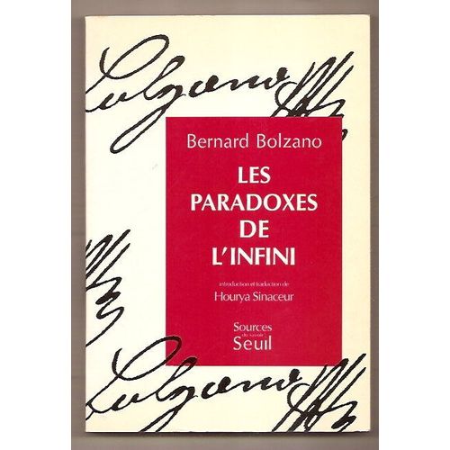 Les Paradoxes De L'infini   de Bolzano Bernard  Format Broch 