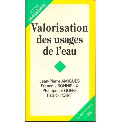 Valorisation Des Usages De L'eau   de Amigues Jean-Pierre  Format Broch 