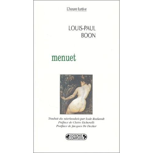 Menuet    Format Beau livre 
