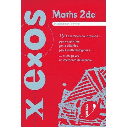 Maths, 2nde - Enseignement Gnral Et Spcialit, 230 Exercices   de bndicte bourgeois  Format Broch 