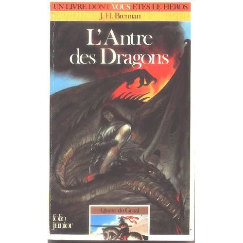 Qute Du Graal Tome 2 : L'antre Des Dragons   de Brennan J. H.  Format Poche 