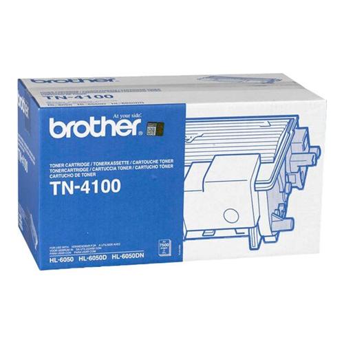 Brother Tn4100 - Noir - Originale - Cartouche De Toner - Pour Hl-6050, 6050d, 6050dlt, 6050dn, 6050dnlt, 6050dnz1, 6050dtn, 6050dw, 6050n