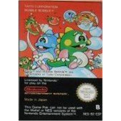 Bubble Bobble Nes Nintendo Nes