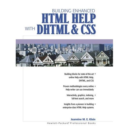 Building Enhanced Html Help With Dhtml & Css   de Klein Jeannine-M-E  Format Broch 