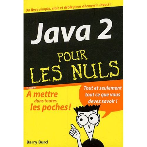 Java 2 Pour Les Nuls   de Barry Burd  Format Poche 