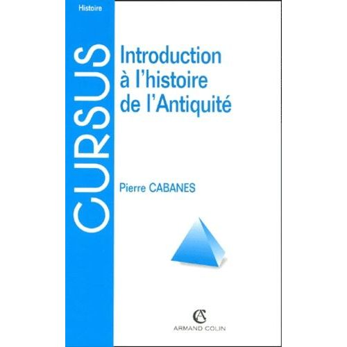 Introduction  L'histoire De L'antiquit    Format Broch 
