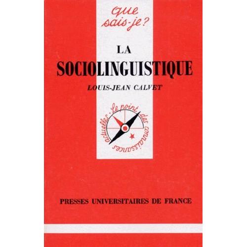 La Sociolinguistique - Dictionnaire Et Référence | Rakuten