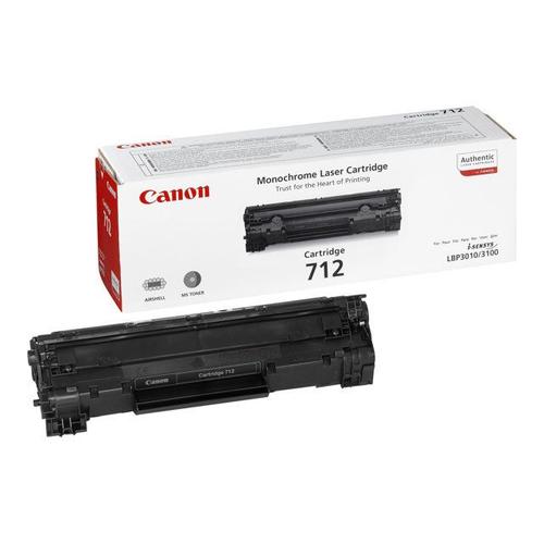 Canon 712 - Noir - Originale - Cartouche De Toner - Pour I-Sensys Lbp3010, Lbp3100