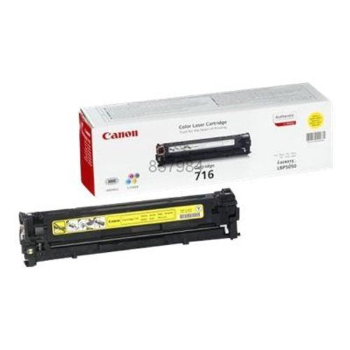 Canon Crg-716 Y - Jaune - Originale - Cartouche De Toner - Pour I-Sensys Lbp5050, Lbp5050n