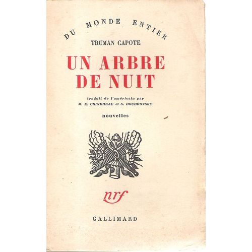 Un Arbre De Nuit   de CAPOTE TRUMAN 