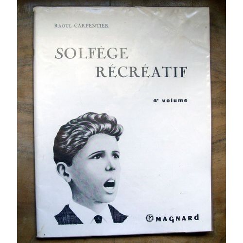 Solfege Recreatif N4 Cle De Sol   de Elisabeth Carpentier 