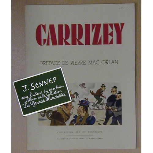 Carrizey. Prface De Pierre Mac Orlan.   de CARRIZET, Robert