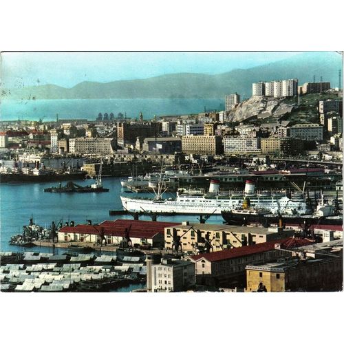 Carte Postale, Italie, Genes, Port Et Panorama Vers Sampierdarena