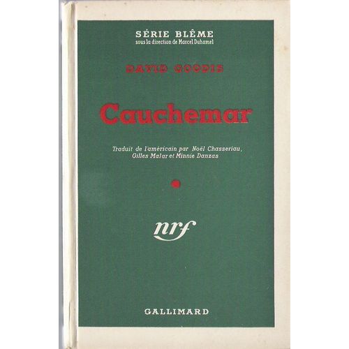 Cauchemar   de david goodis 